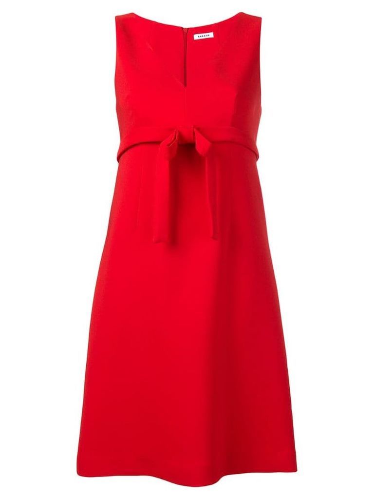 P.A.R.O.S.H. belted midi dress - Red