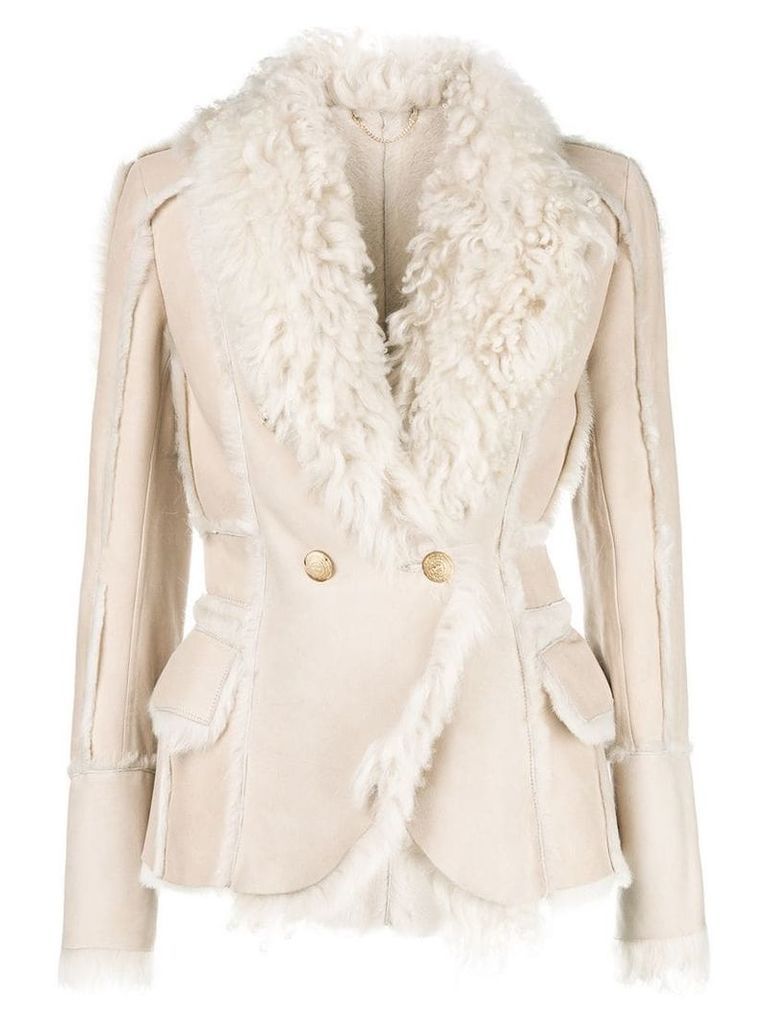 Desa 1972 double breasted jacket - Neutrals