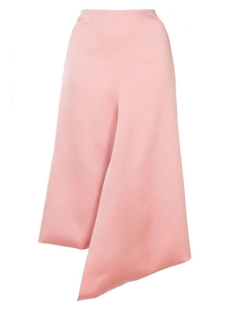 Tibi asymmetric draped skirt - Pink