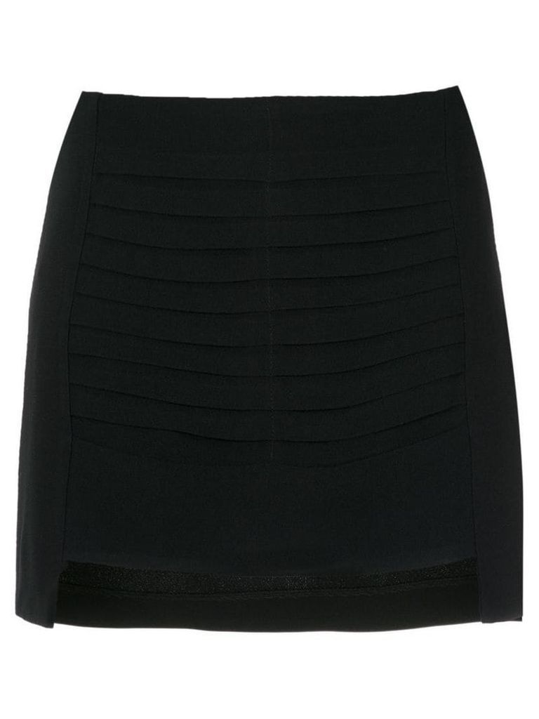 Andrea Bogosian pleated details skirt - Black