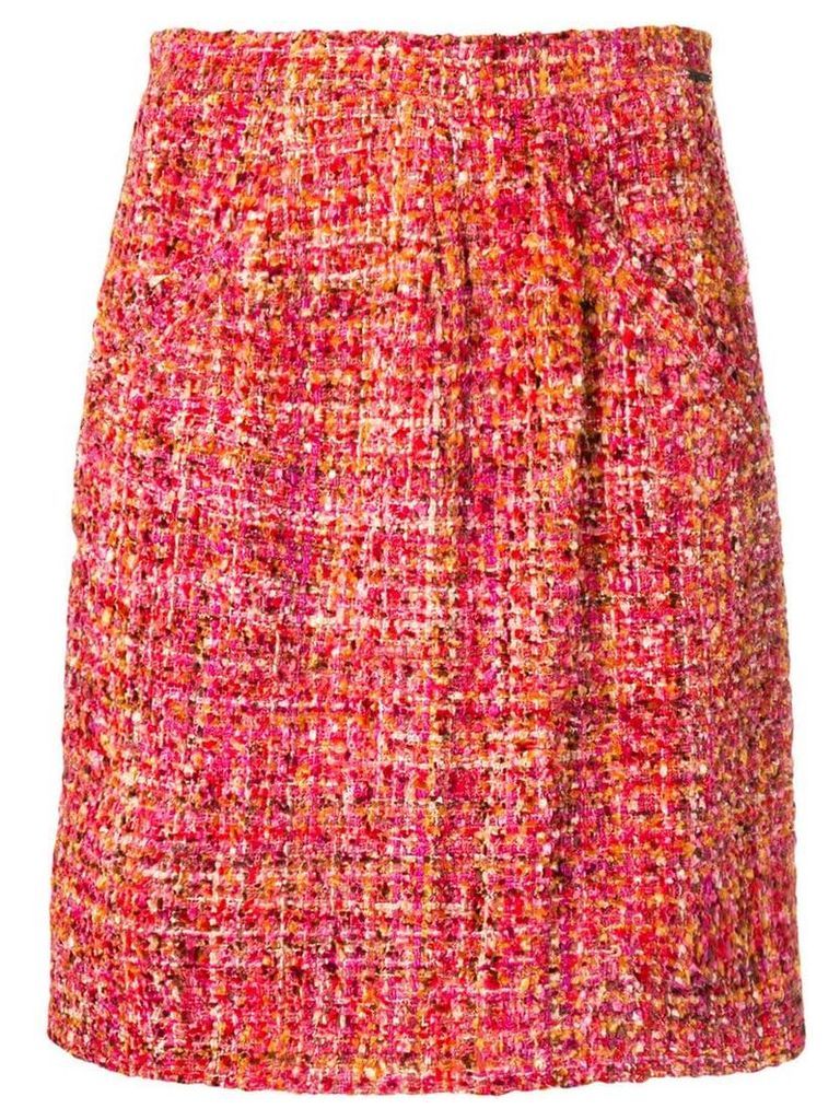 Styland tweed short skirt - Pink