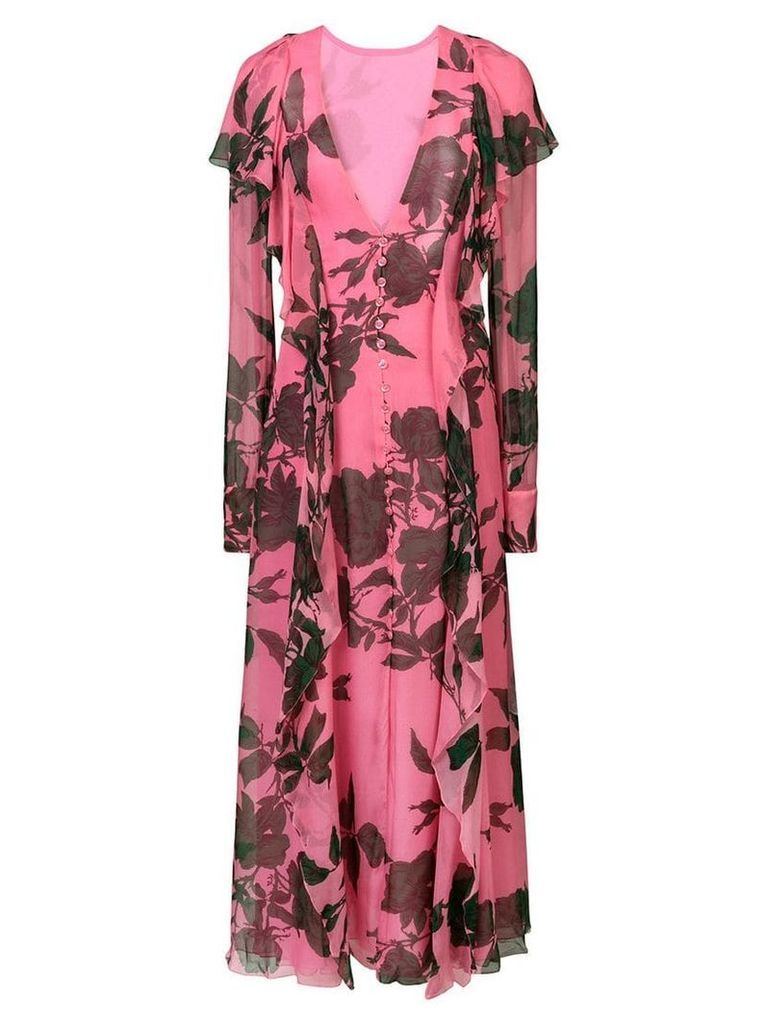 Carolina Herrera floral print dress - Pink