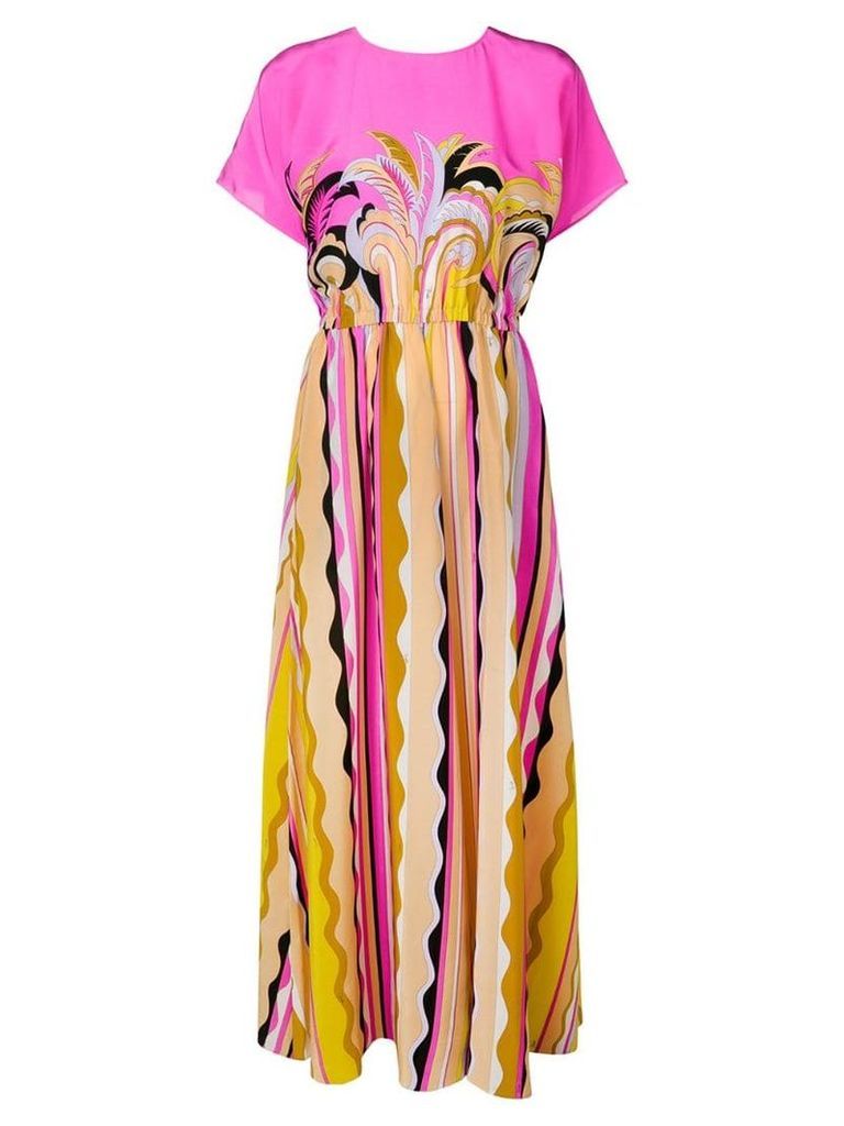Emilio Pucci Guanabana Print Maxi Dress - Pink
