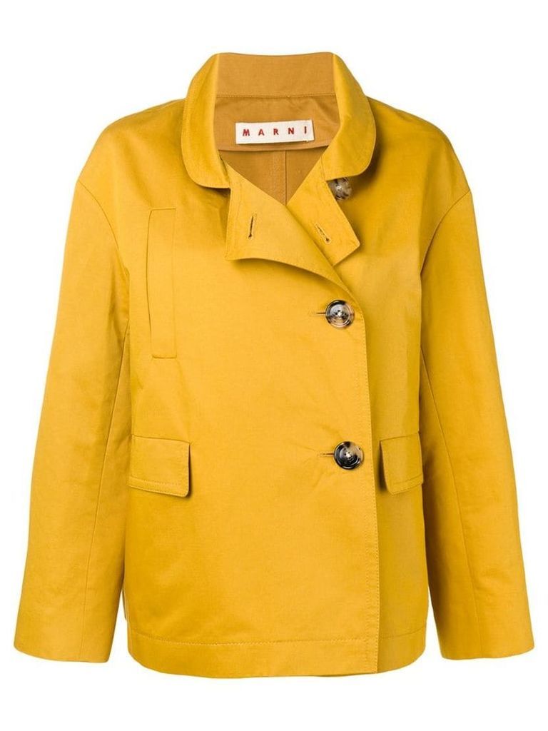 Marni double breasted jacket - Yellow