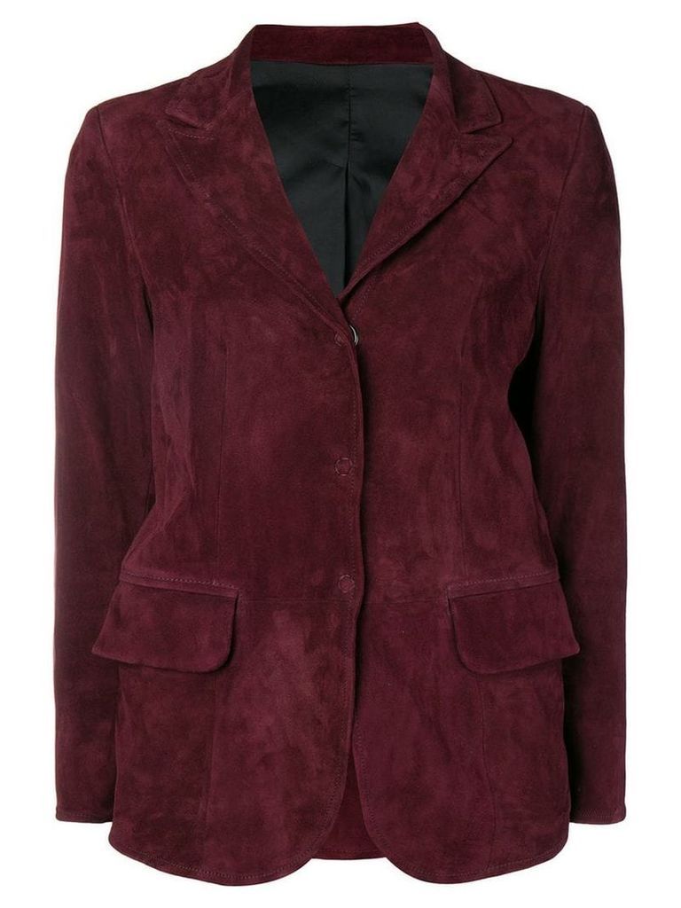 Sylvie Schimmel fitted blazer jacket - Red