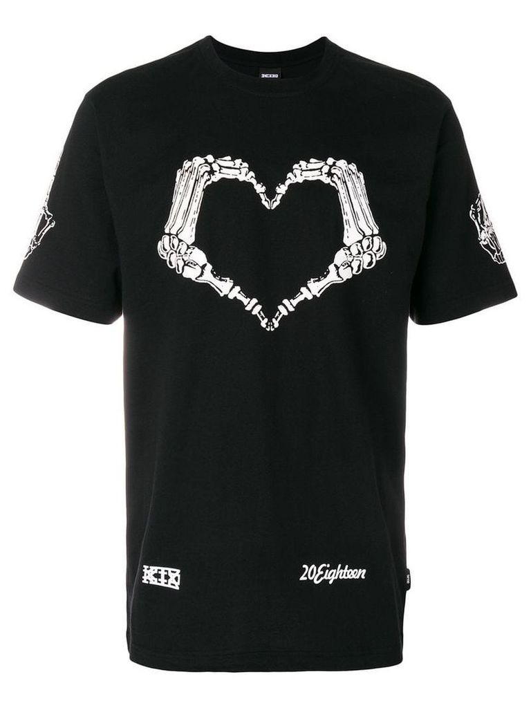 KTZ Heart skeleton T-shirt - Black