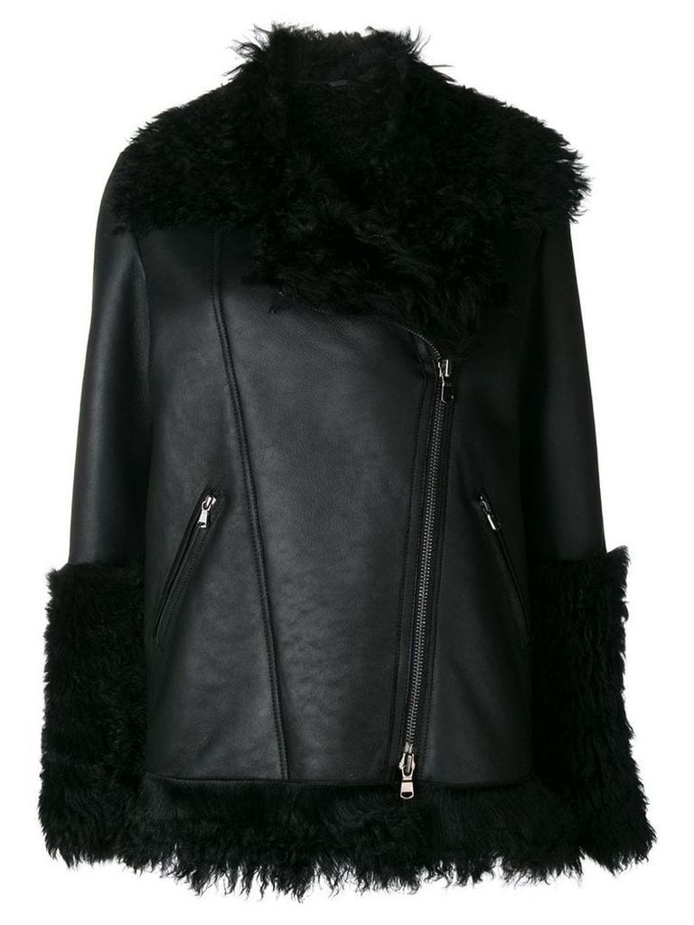 Giada Benincasa shearling coat - Black