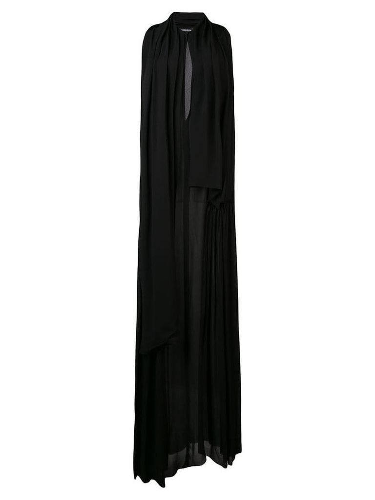 Ann Demeulemeester layer effect dress - Black