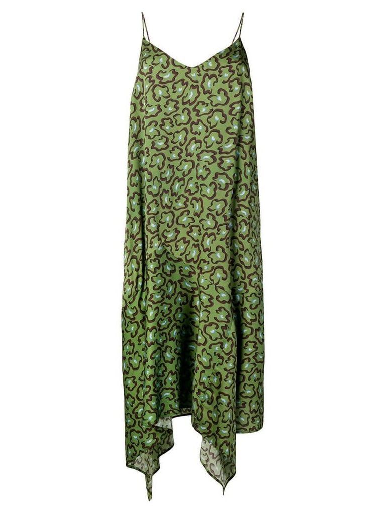 Christian Wijnants Dista leopard print dress - Green