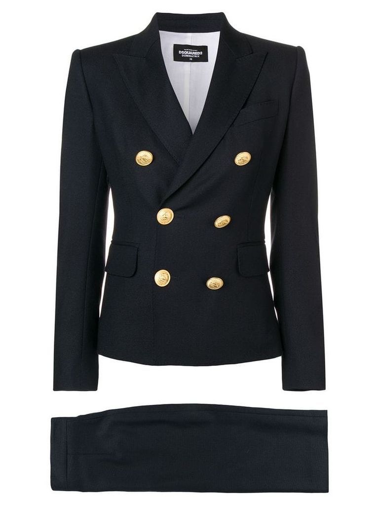 Dsquared2 double-breasted skirt suit - Blue