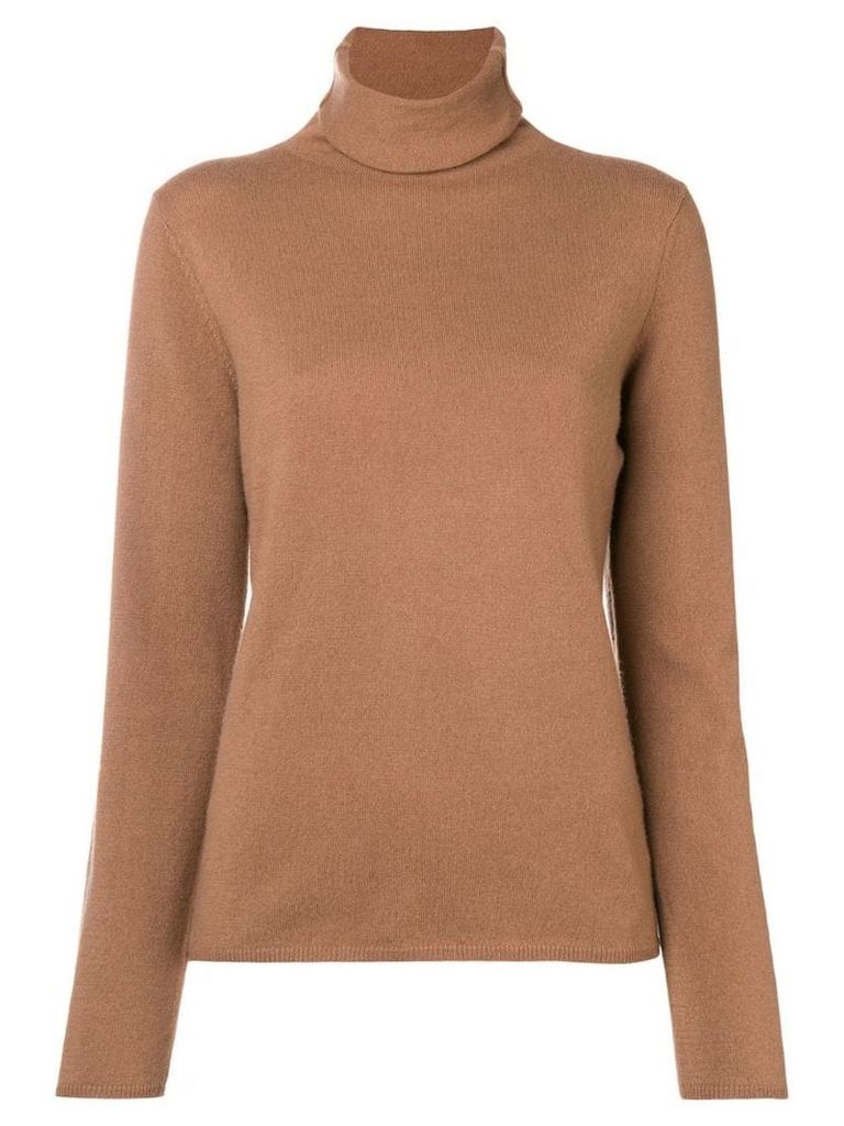 Hemisphere cashmere turtleneck sweater - Brown