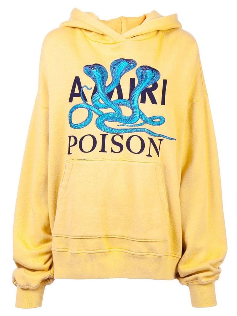 Amiri logo patch hoodie - Yellow