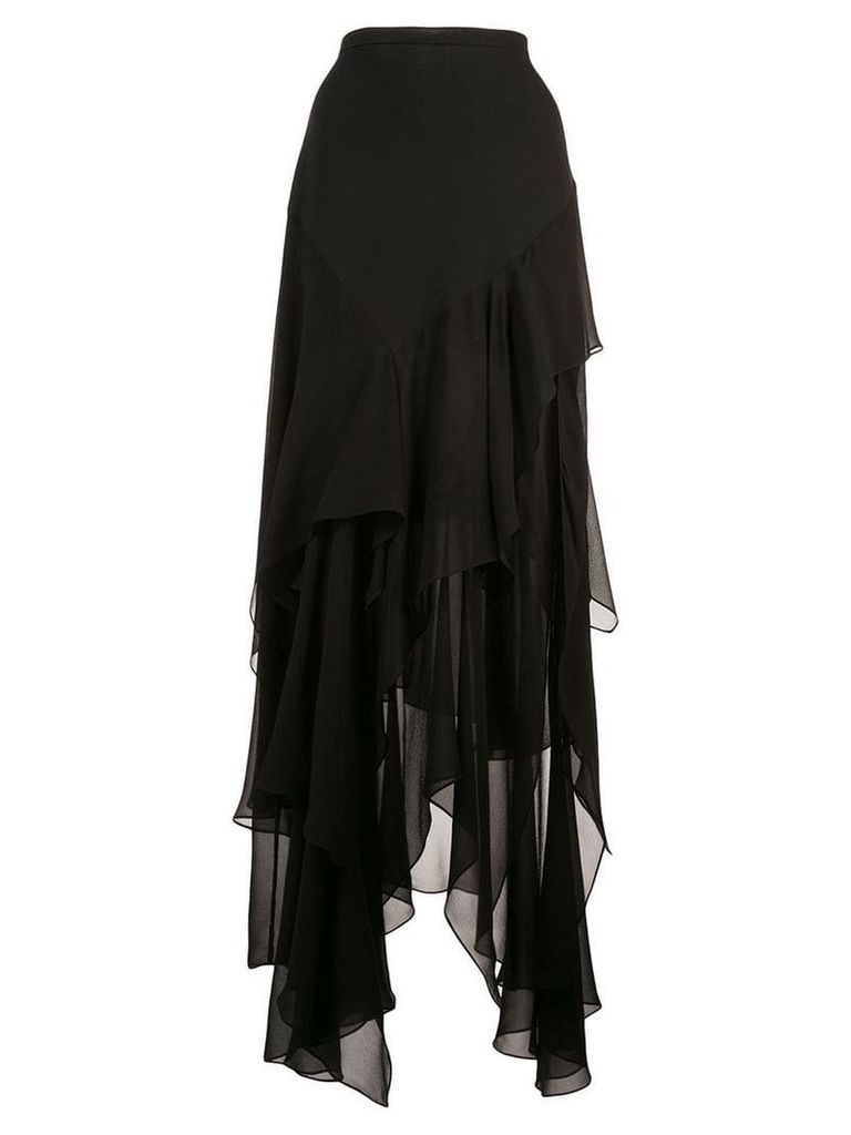 Michael Kors Collection scarf skirt - Black