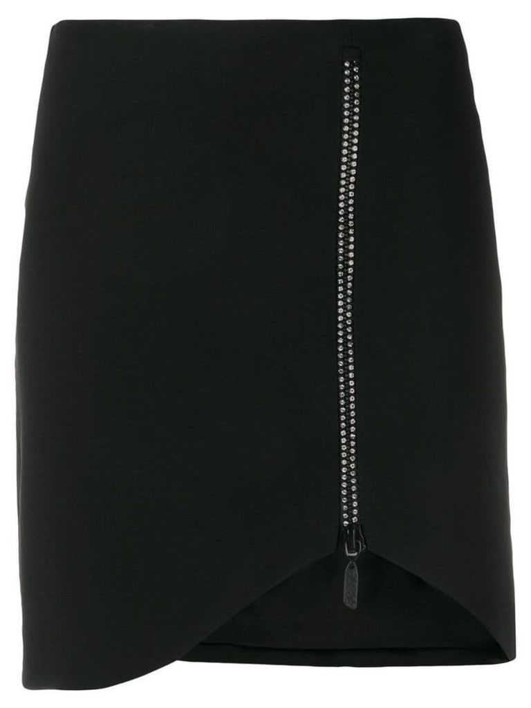 David Koma crystal-embellished skirt - Black