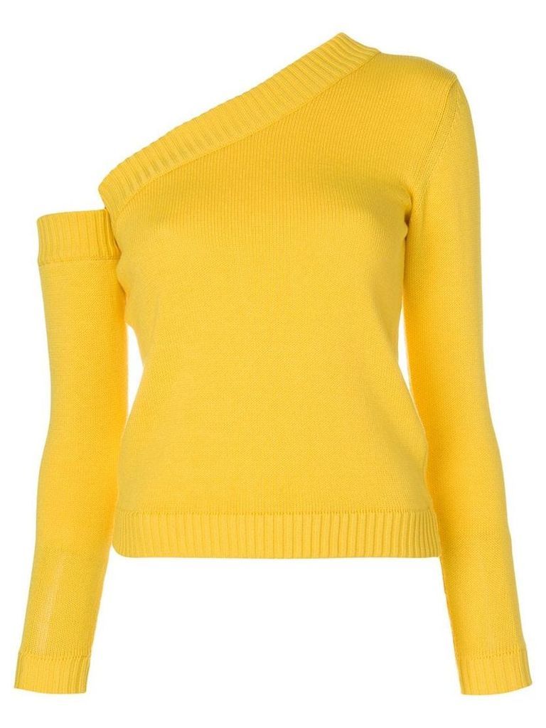 Miahatami asymmetric style sweater - Yellow