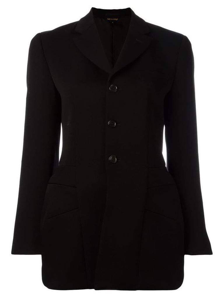 Comme Des Garçons structured coat - Black