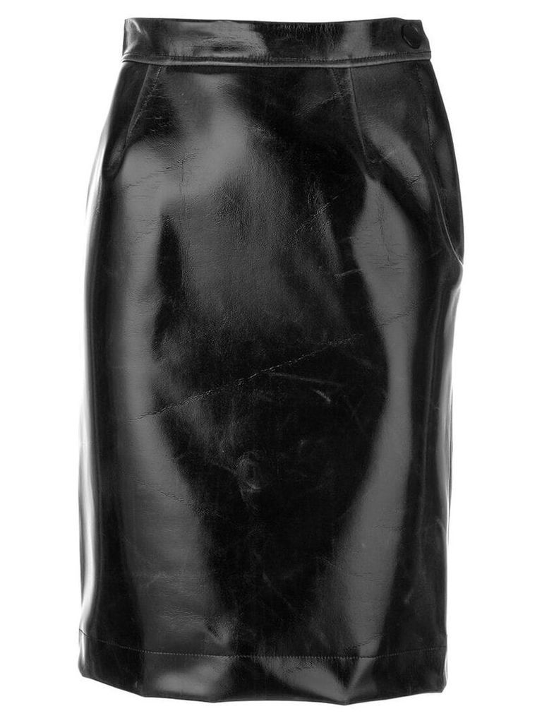 Vivienne Westwood Anglomania creased pencil skirt - Black
