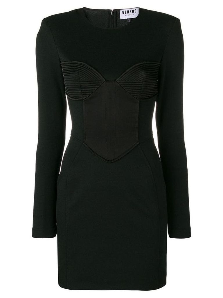 Versus fitted corset dress - Black