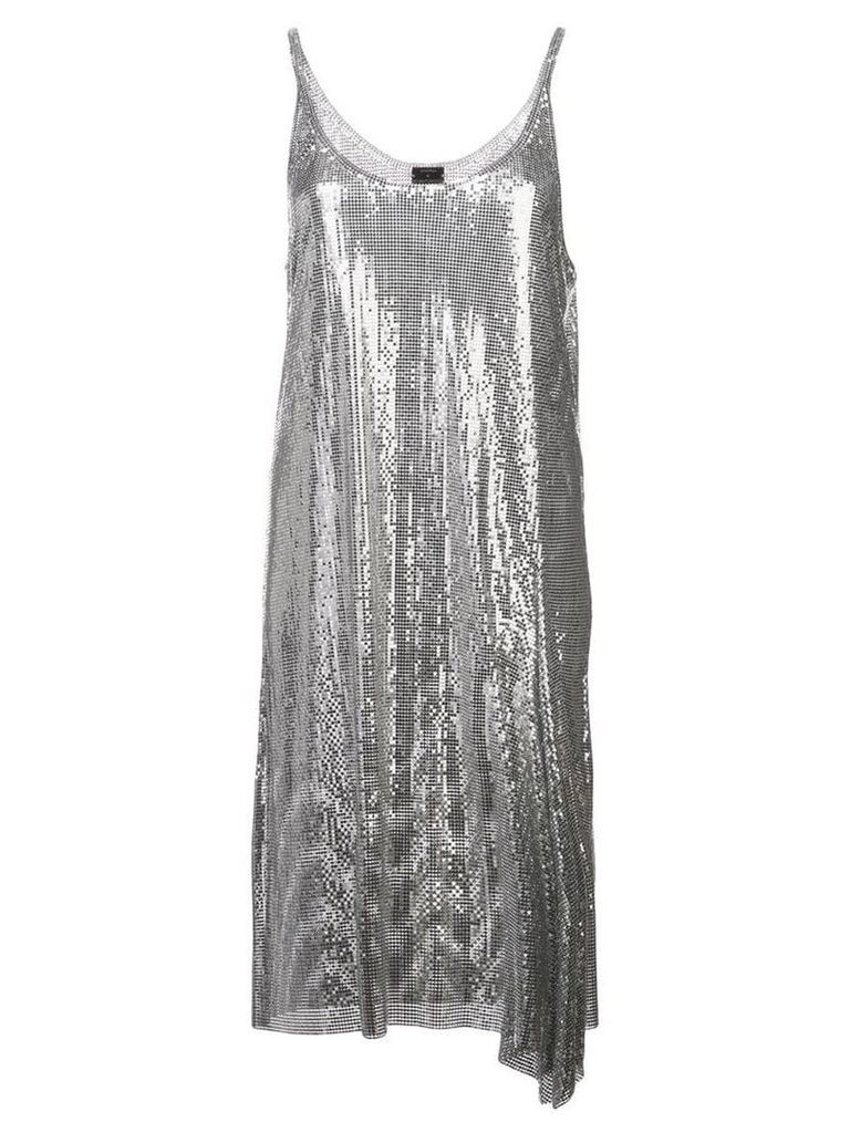 Paco Rabanne chainmail short dress - Silver