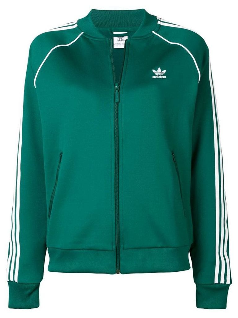 Adidas classic branded jacket - Green