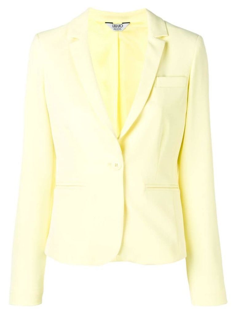 Liu Jo single button blazer - Yellow