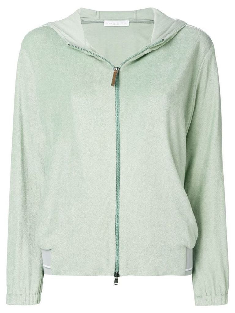 Fabiana Filippi zipped hoodie - Green