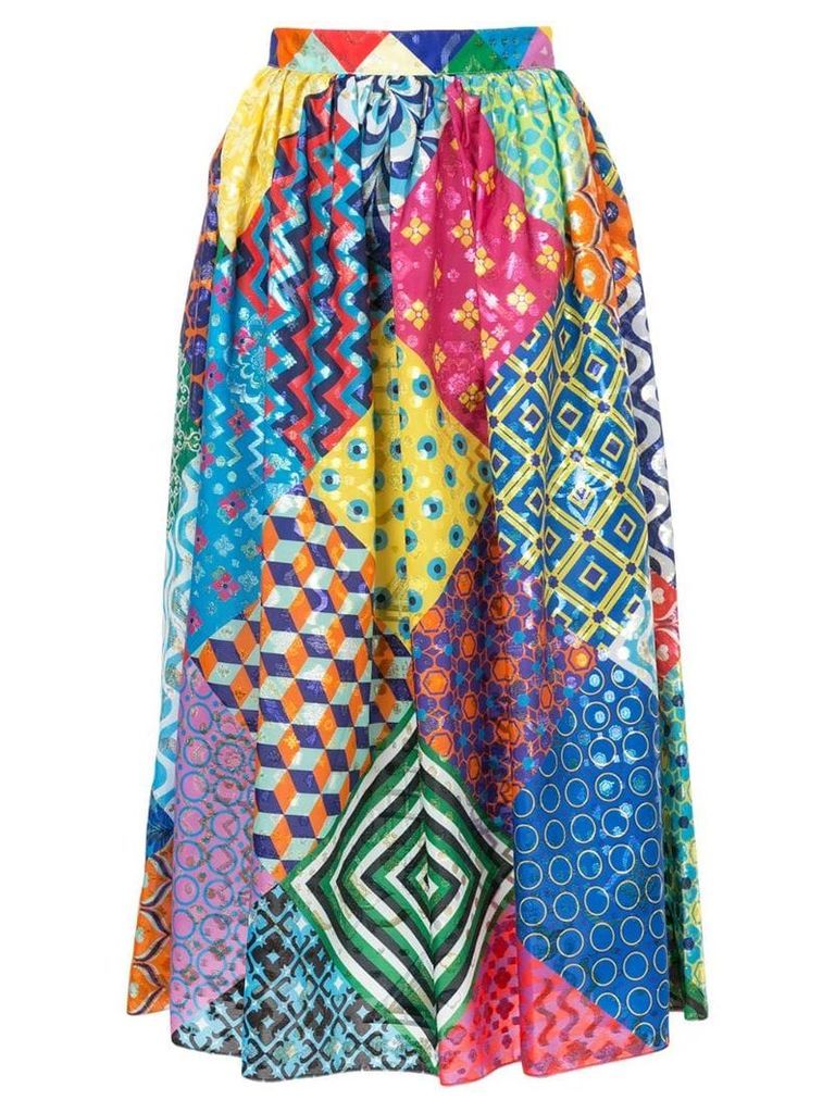 Mary Katrantzou full patchwork skirt - Multicolour