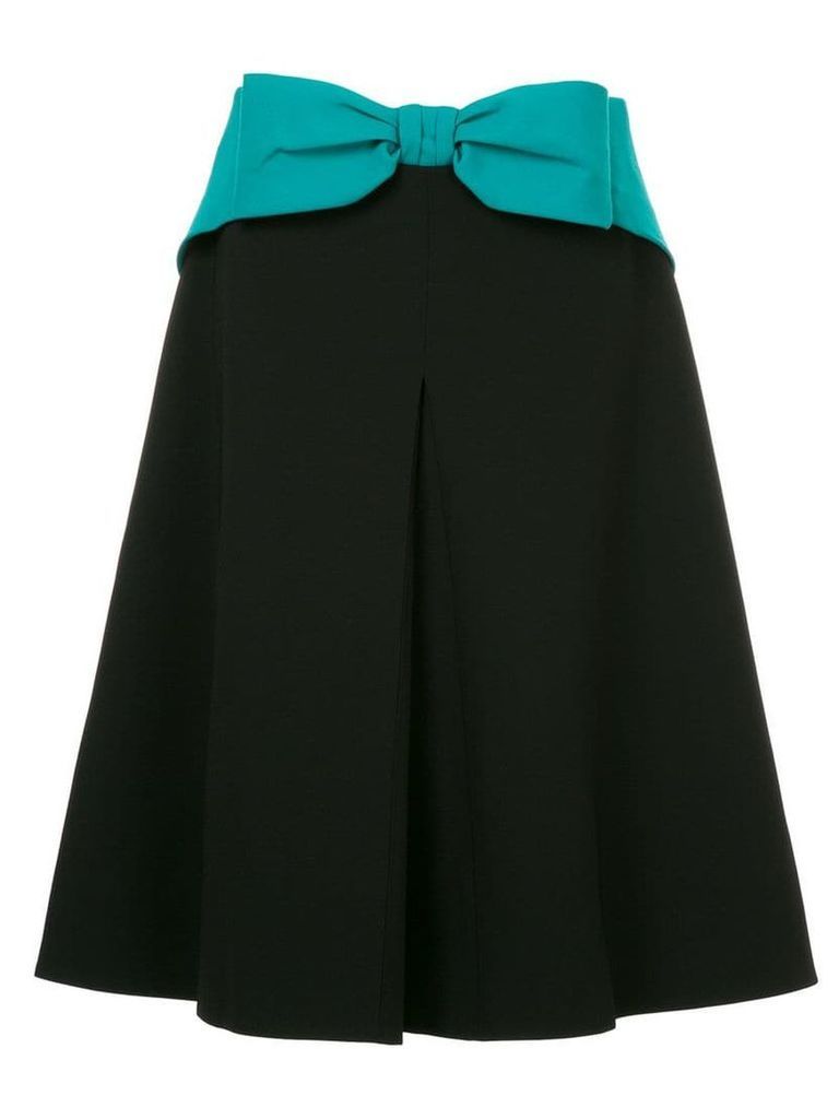 Mary Katrantzou bow front A-line skirt - Black