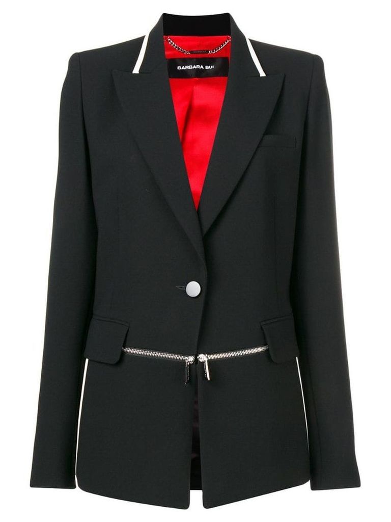 Barbara Bui zip detail blazer - Black