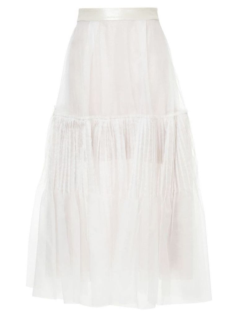 Maticevski full twinkle skirt - Neutrals