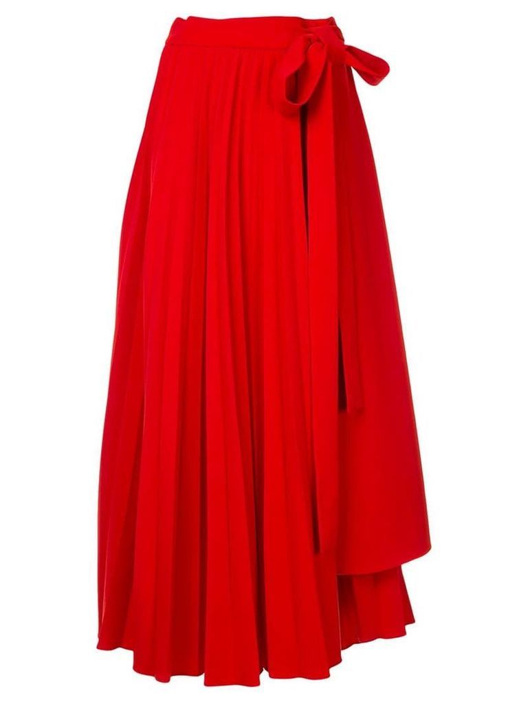 Dalood pleated long skirt - Red