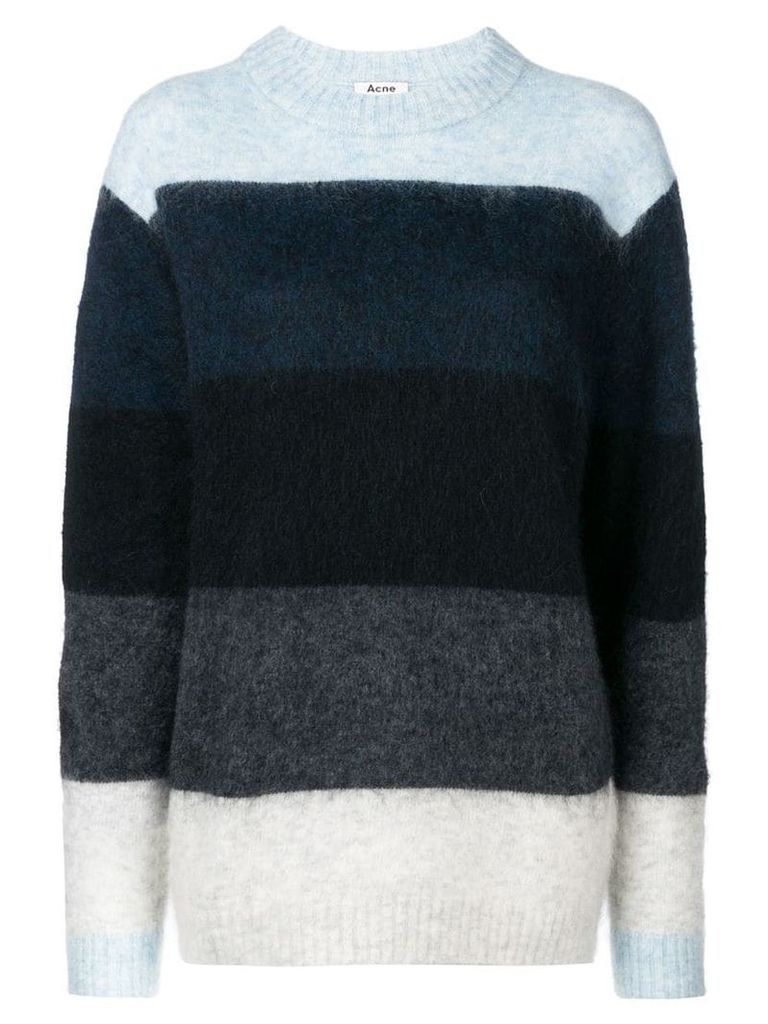 Acne Studios Albah striped sweater - Blue