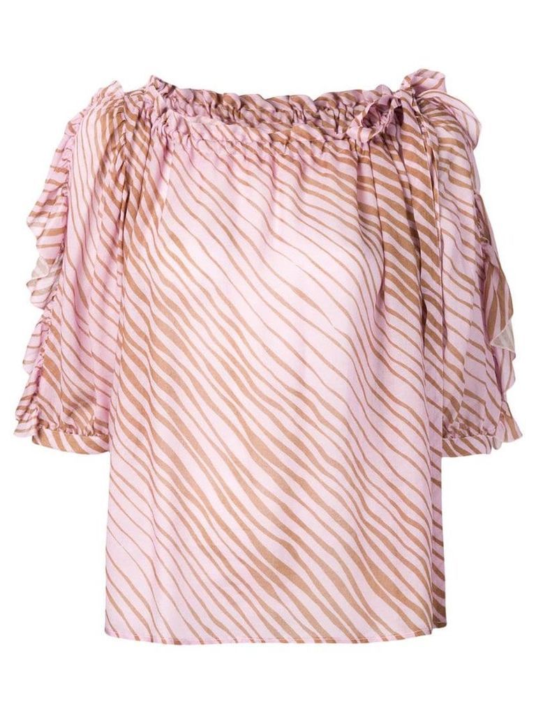 See By Chloé ruffle trimmed blouse - Pink