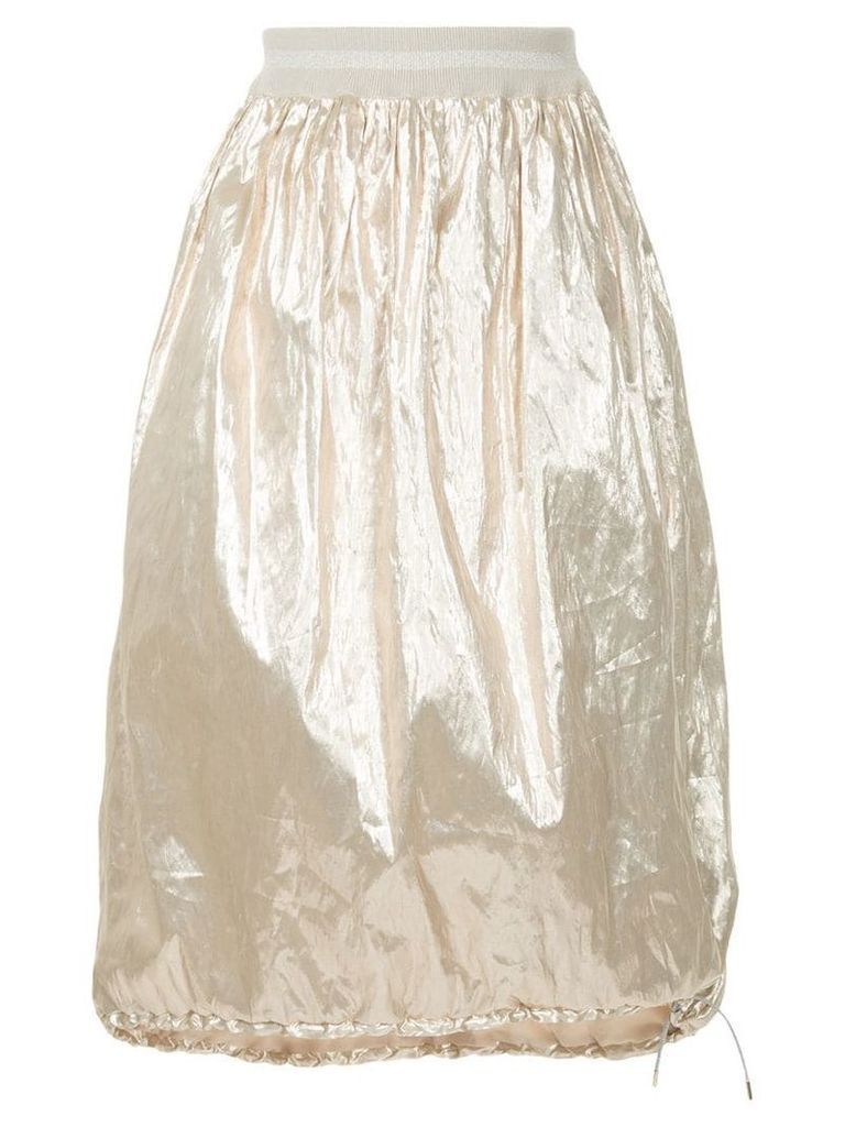 Fabiana Filippi lightweight metallic skirt