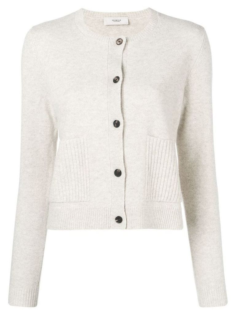 Pringle Of Scotland long-sleeve fitted cardigan - Neutrals