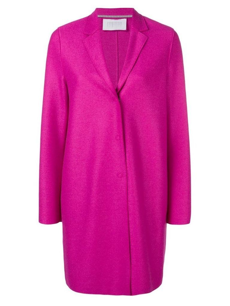 Harris Wharf London fitted single-breasted coat - Pink