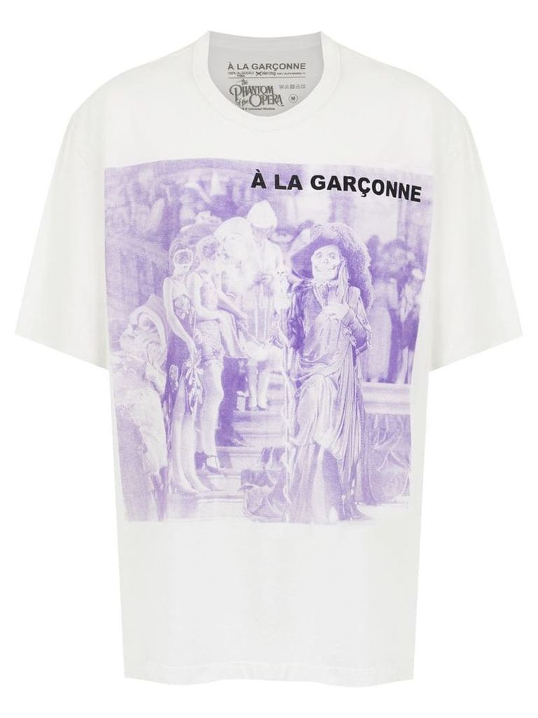 À La Garçonne The Phanton Of The Opera t-shirt - White