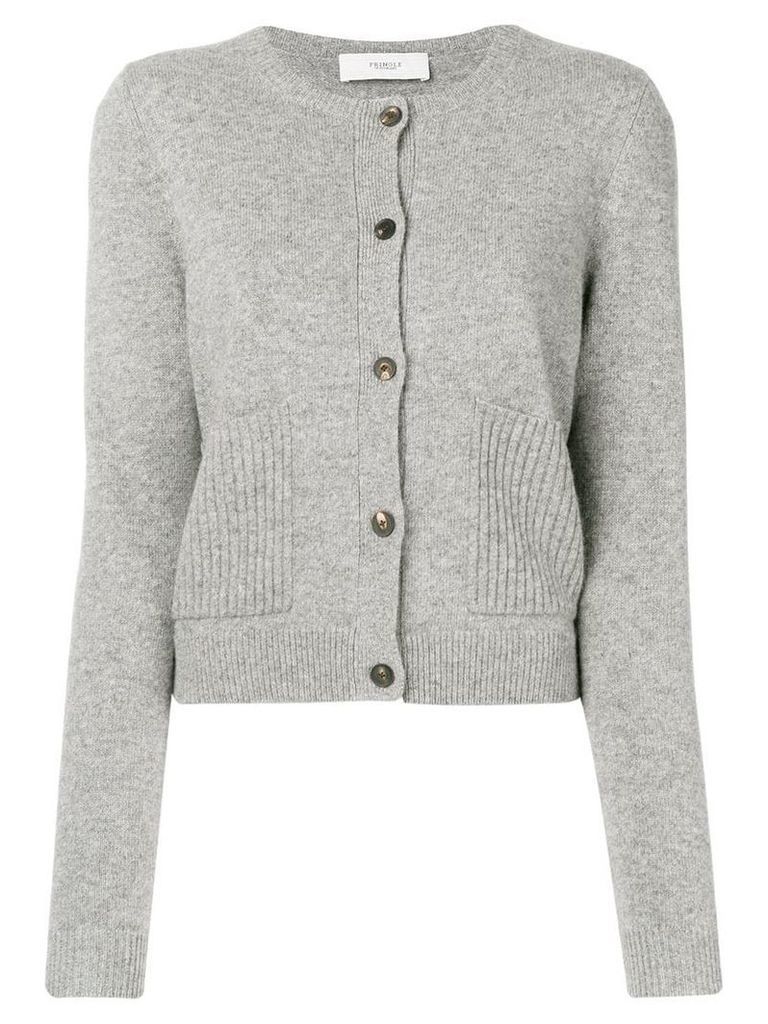 Pringle Of Scotland button fitted cardigan - Grey