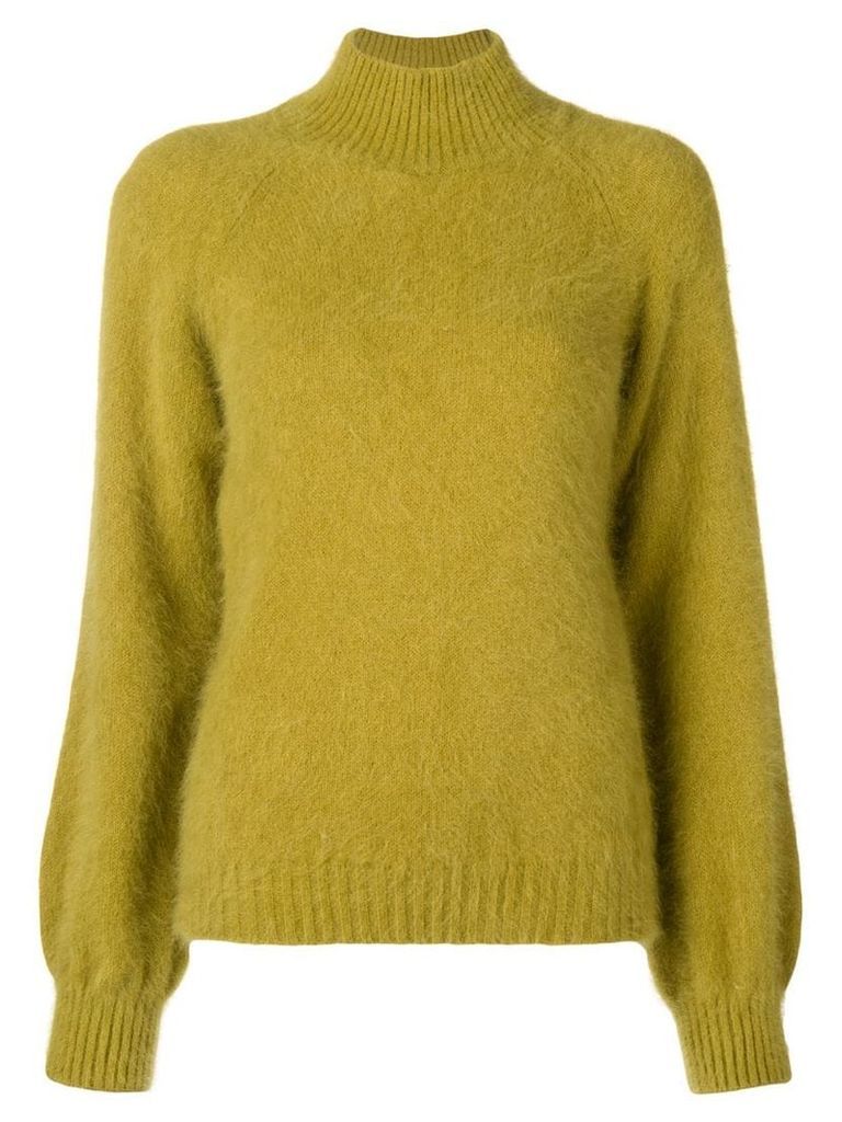 Alberta Ferretti mock neck sweater - Green