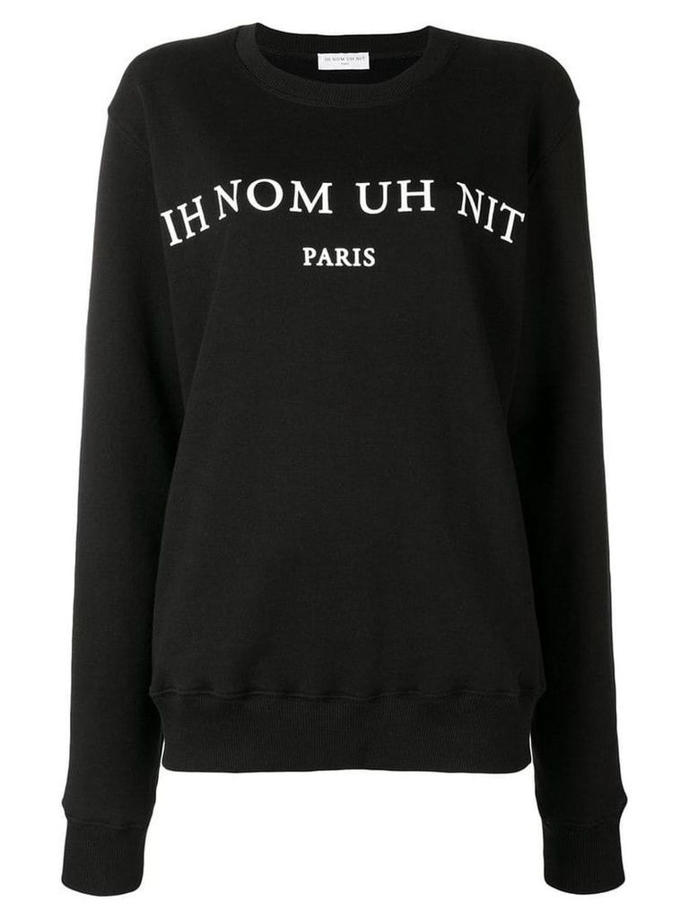 Ih Nom Uh Nit oversized sweatshirt - Black
