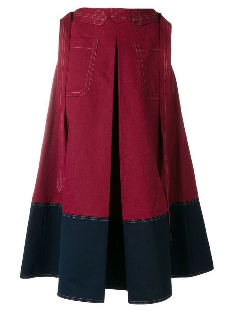 Marni A-line skirt - Red
