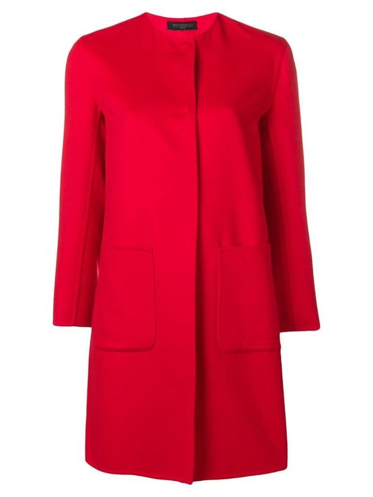 Antonelli Dallas coat - Red