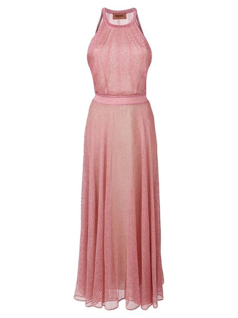 Missoni glitter mesh dress - Pink