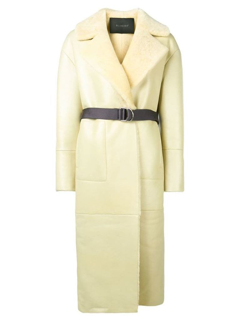 Blancha loose fitted coat - Yellow