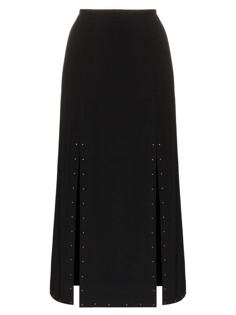 See By Chloé Studded slit midi skirt - Black