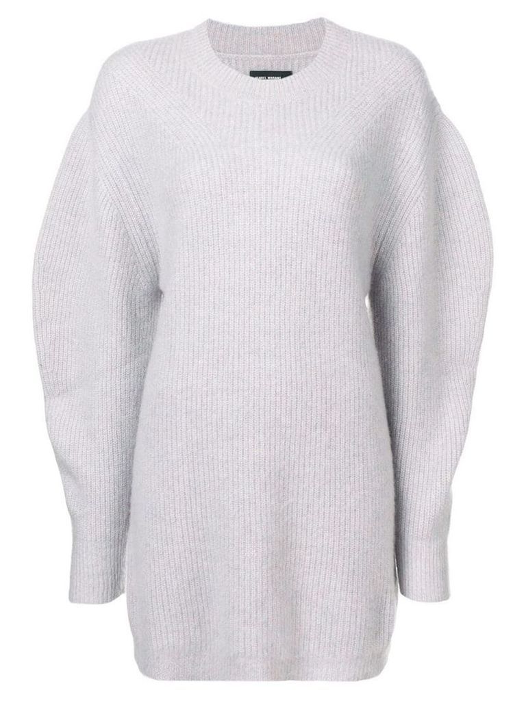 Isabel Marant oversized longline sweater - Grey