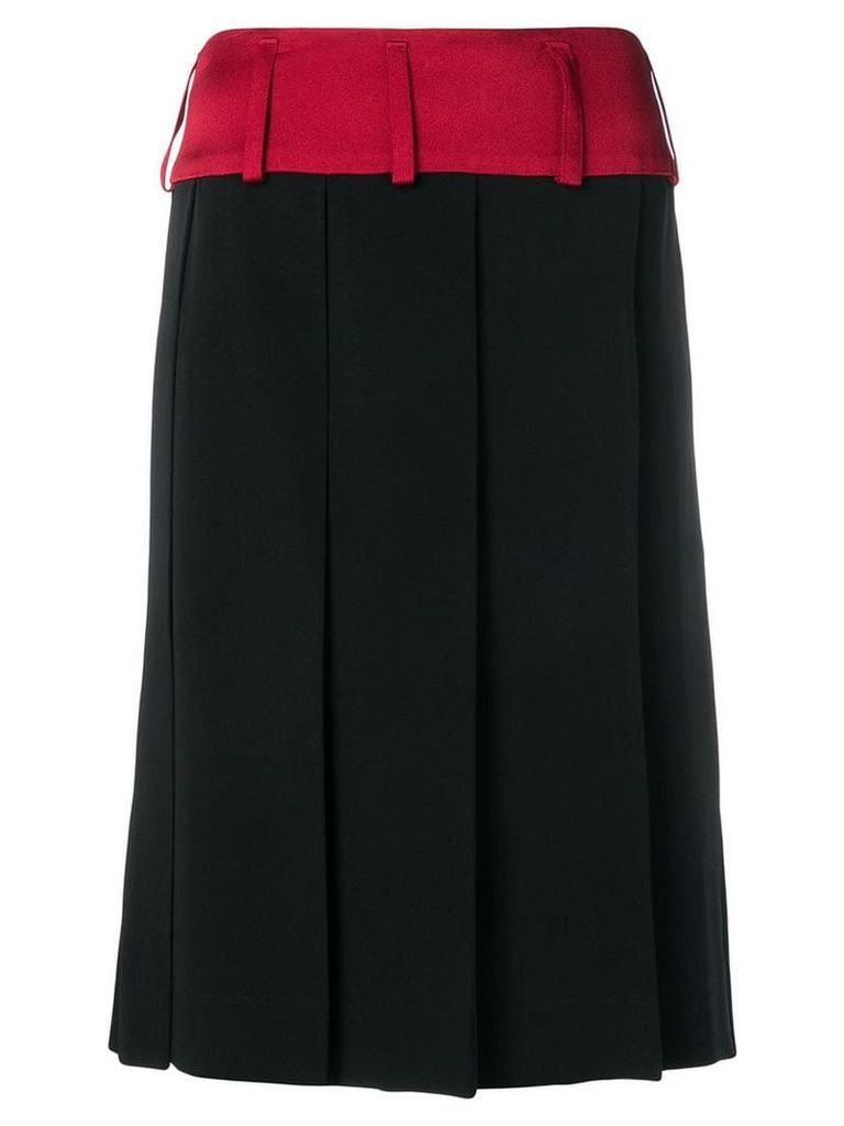 Marni large pleat skirt - Black