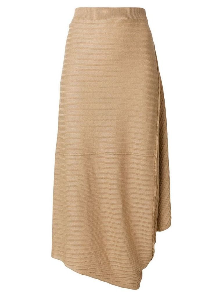JW Anderson ribbed skirt - Neutrals