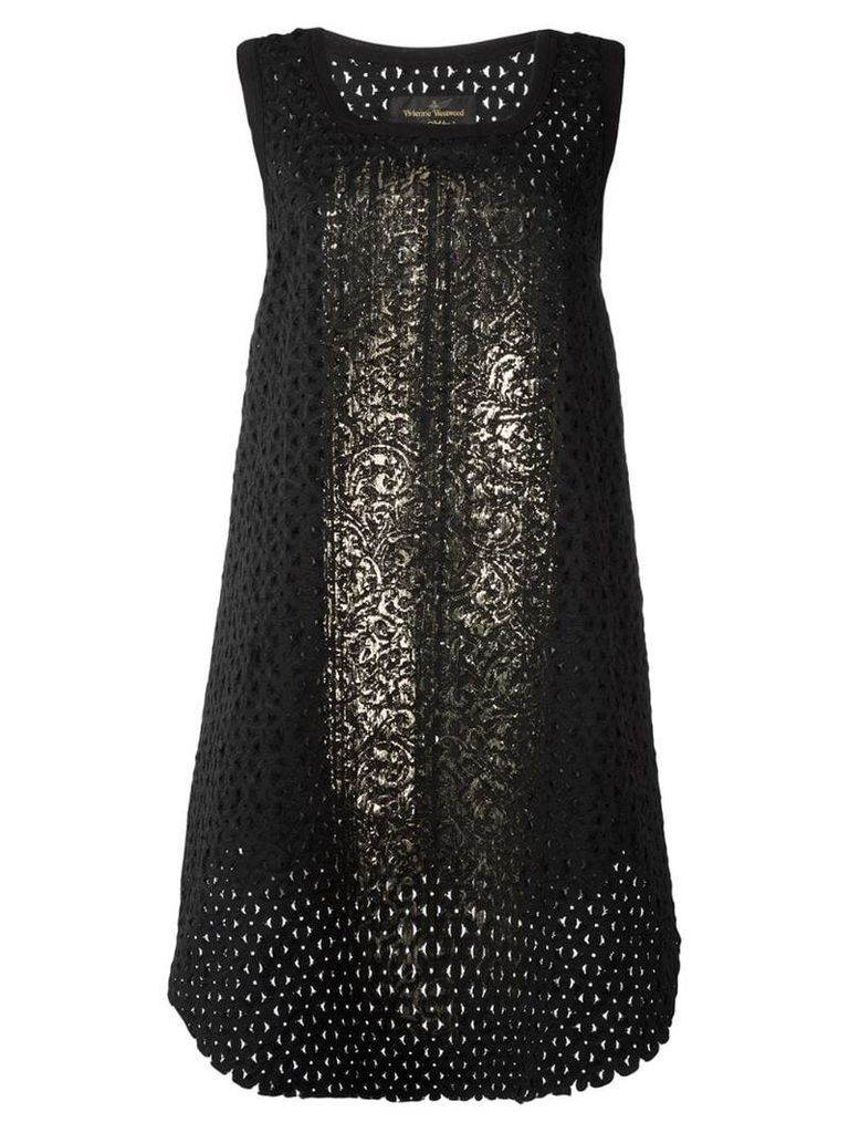 Vivienne Westwood Anglomania net layered sleeveless dress - Black