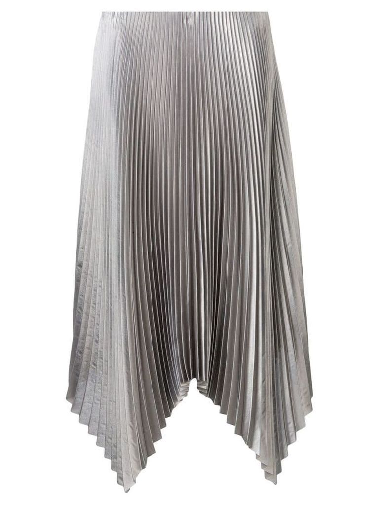 Fabiana Filippi pleated midi skirt - Grey